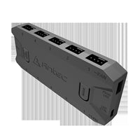 Antec 5-Port ARGB Fan Controller Hub - SATA Powered PWM RGB LED Antec 5-Port ARGB Fan Controller Hub - SATA Powered PWM RGB LED